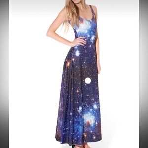 Blackmilk Galaxy Blue Maxi Dress